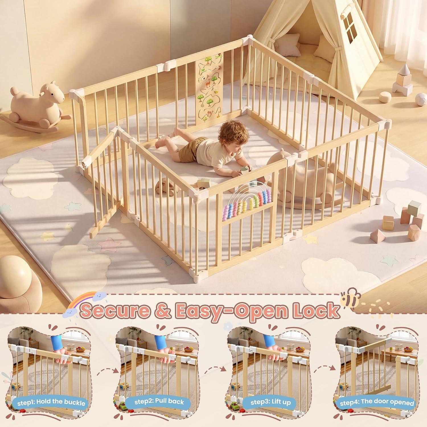 BNIB: 8 panel 24" tall baby playpen - photo 4
