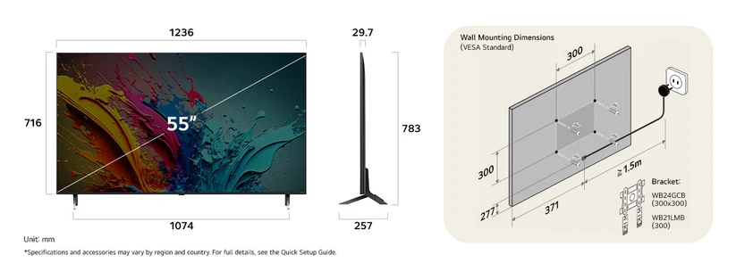 LG 55" QNED 4K Smart TV - photo 5