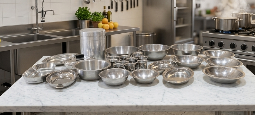 Assorted Stainless Steel Kitchenware Set - photo 2