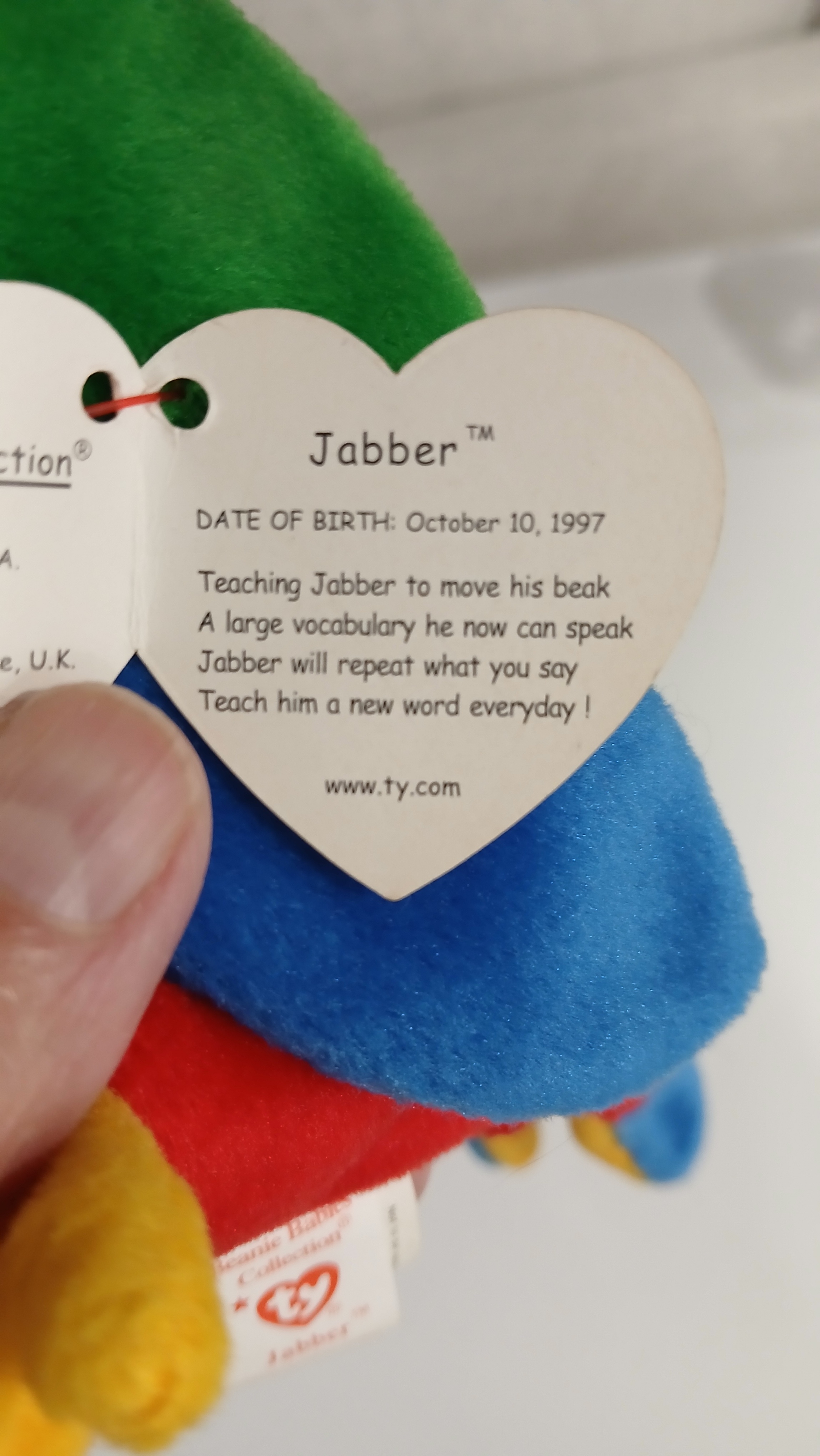 Individual Ty Beanie Babies With Birth Tags, $10 each Like New - photo 5