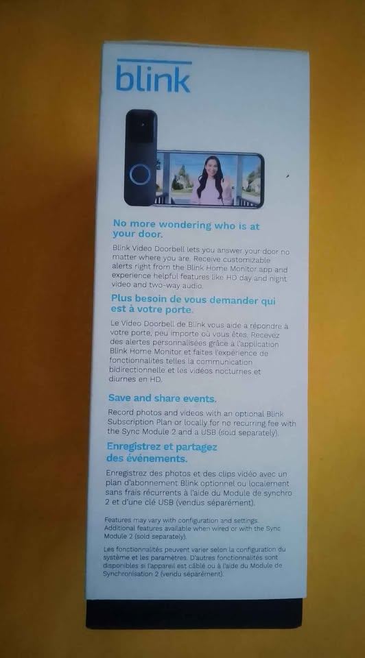 Blink Video Doorbell – BDM00200U - photo 2