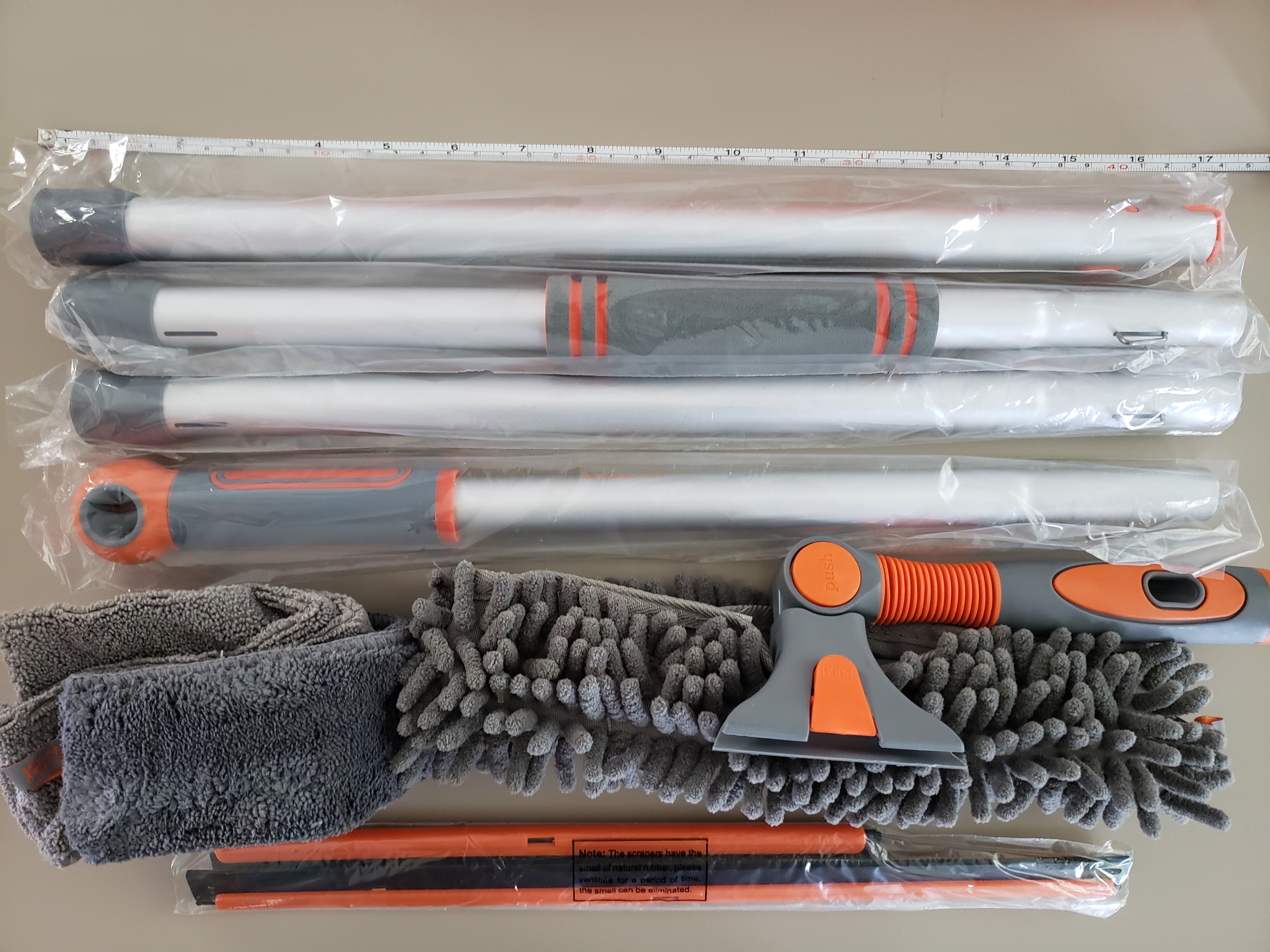Extendable Window/Ceiling/Wall Cleaning Pole Kit - photo 2
