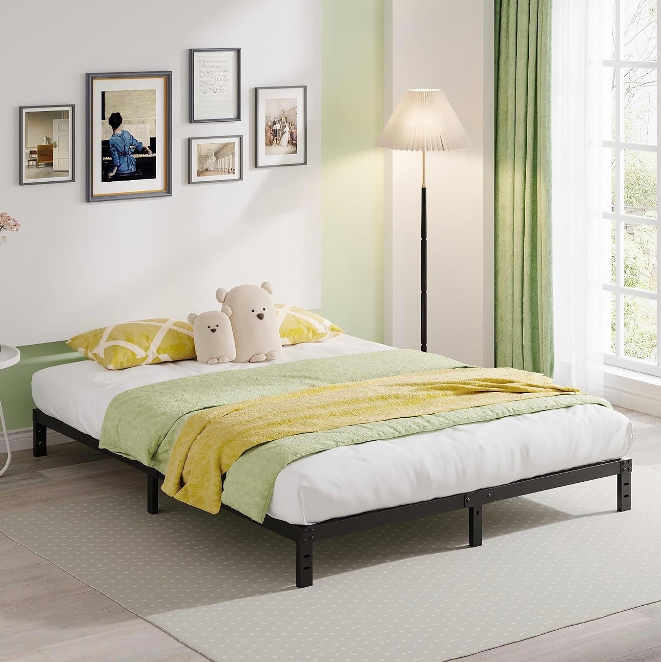 Queen Bed Frame 10" Low Profile Heavy Duty Easy Assembly