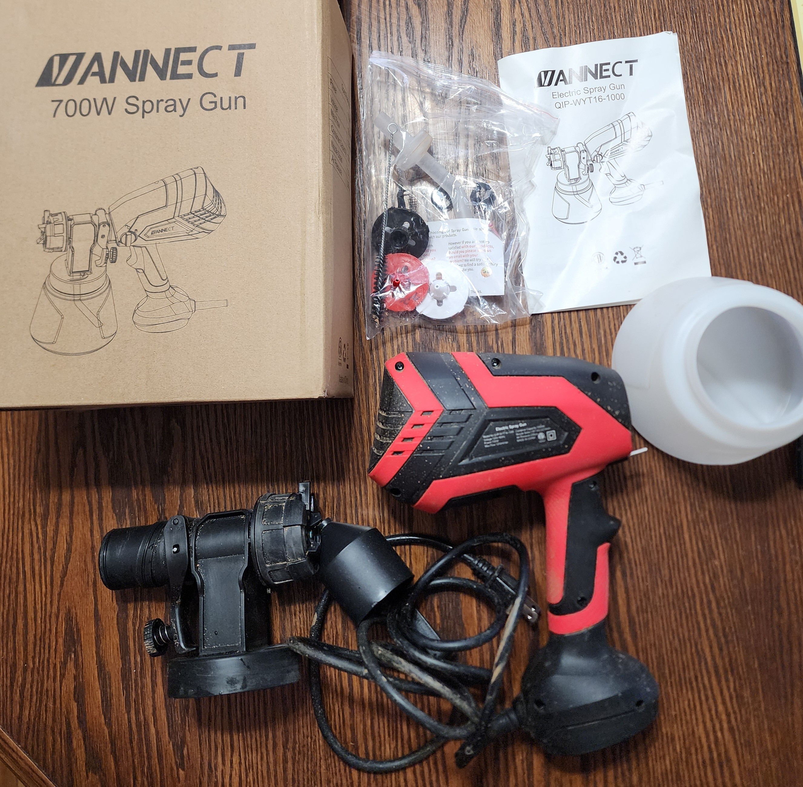 VANNECT 700W Electric Spray Gun QIP-WYT16-1000