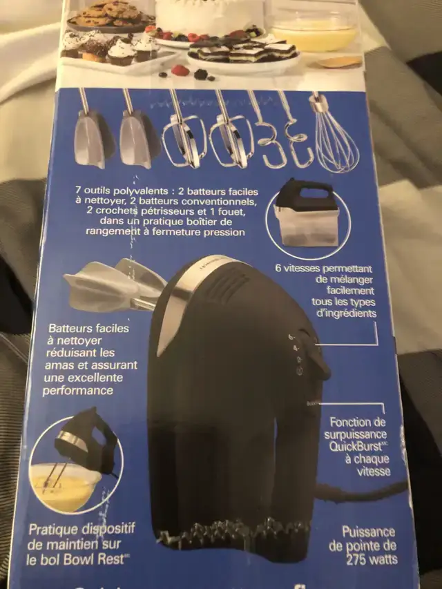 NIB Hamilton Beach 6-Speed Hand Mixer - photo 2