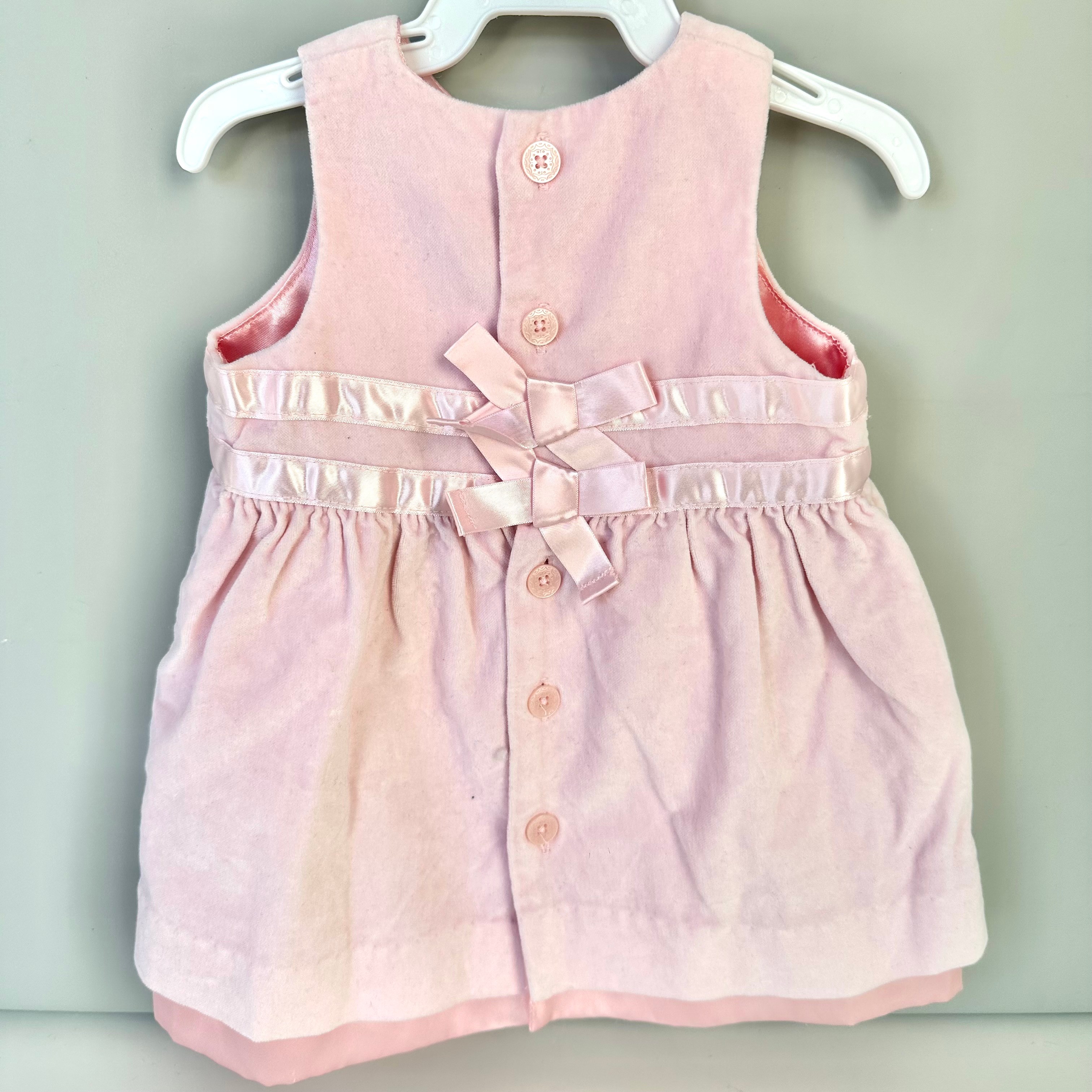 Baby Girl Velvet Dress - Baby Gap - 0-3 Months