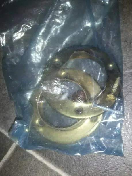 Hardware For Hanging A Rod Or Bamboo Pole
