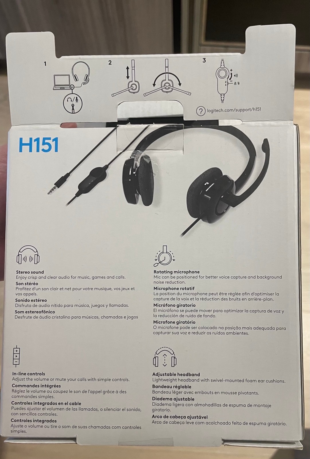 Logitech H151 Stereo Headset with Microphone - photo 2
