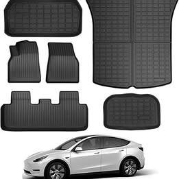 3. Floor Mats for Tesla Model Y 5-Seater 2020-2025