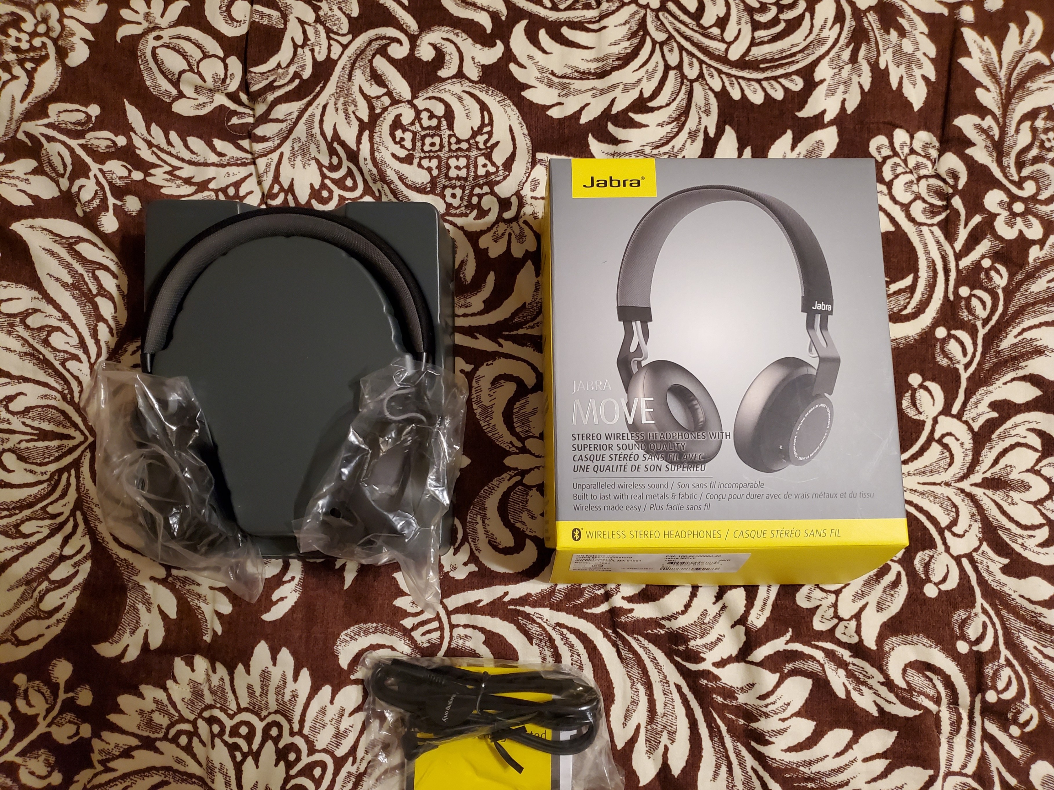 Jabra Move Black Colour Wireless Bluetooth Stereo Headphones - photo 4