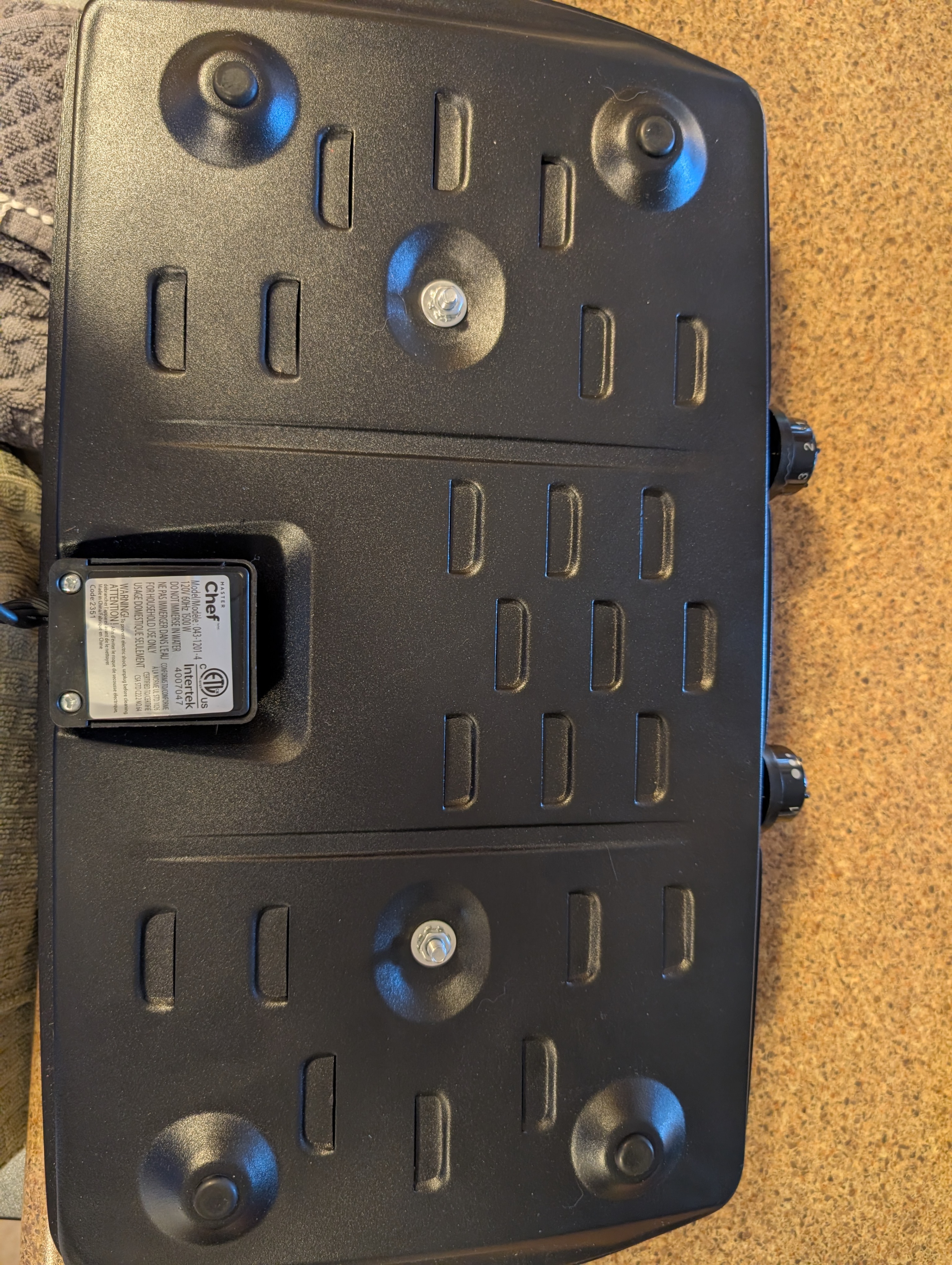 MASTER Chef Double Burner Hot Plate - photo 3