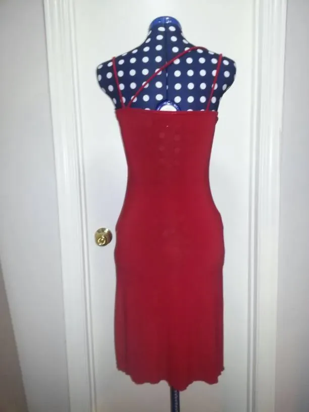 Sexy Red Floral Dress - Groove (Fits Small) - photo 3