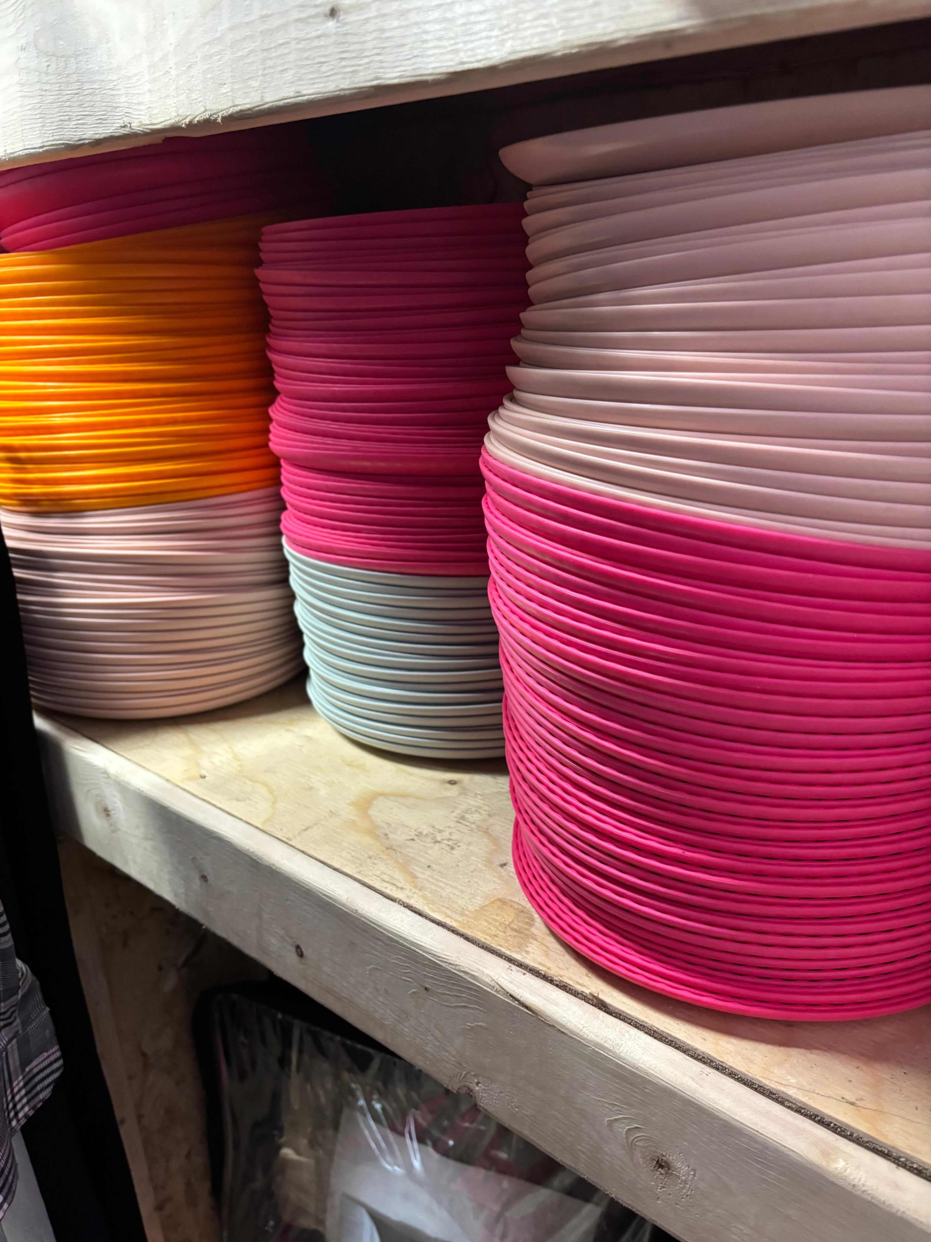 Plastic Plates - 3 for $1 - Various Colours - Mix & Match