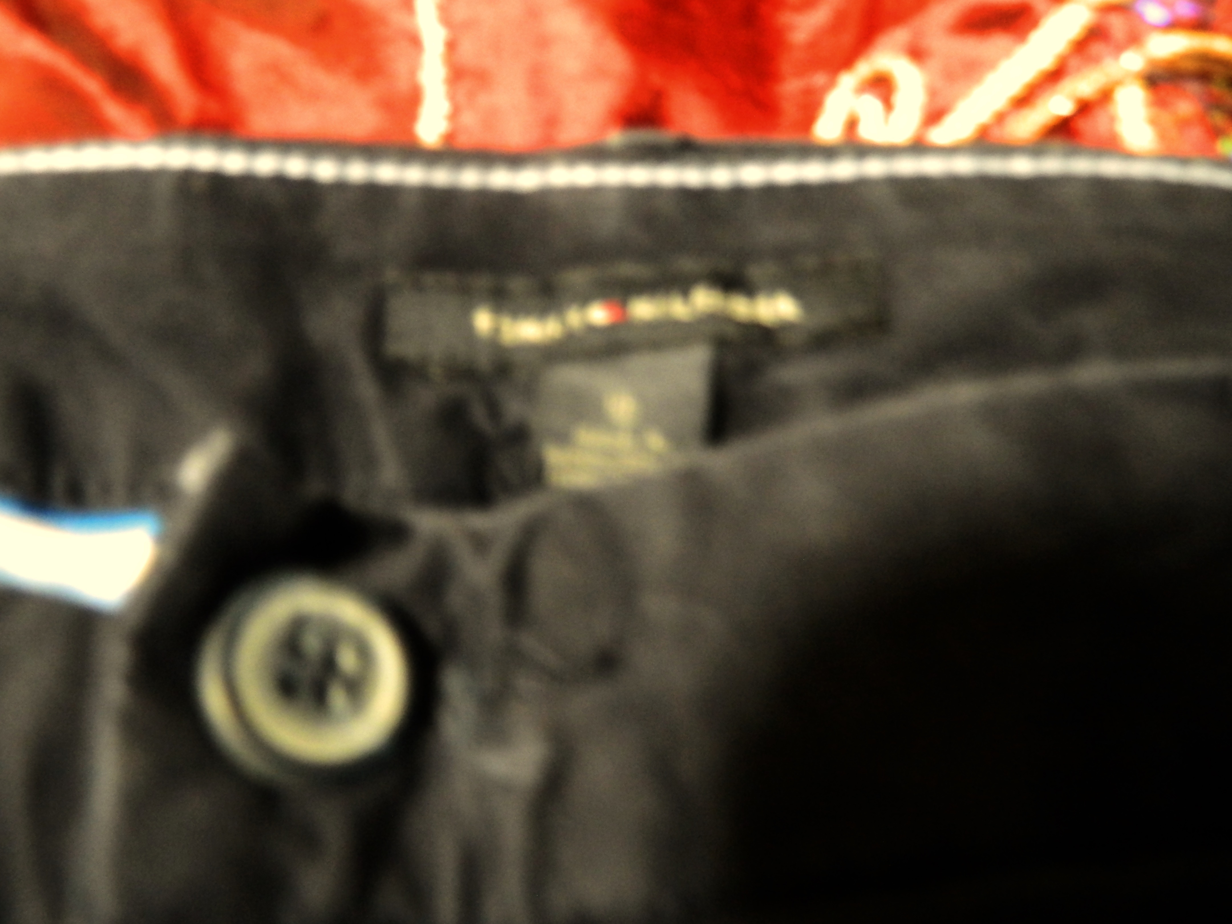 Navy Blue Tommy Hilfiger stretch chino pants - photo 4