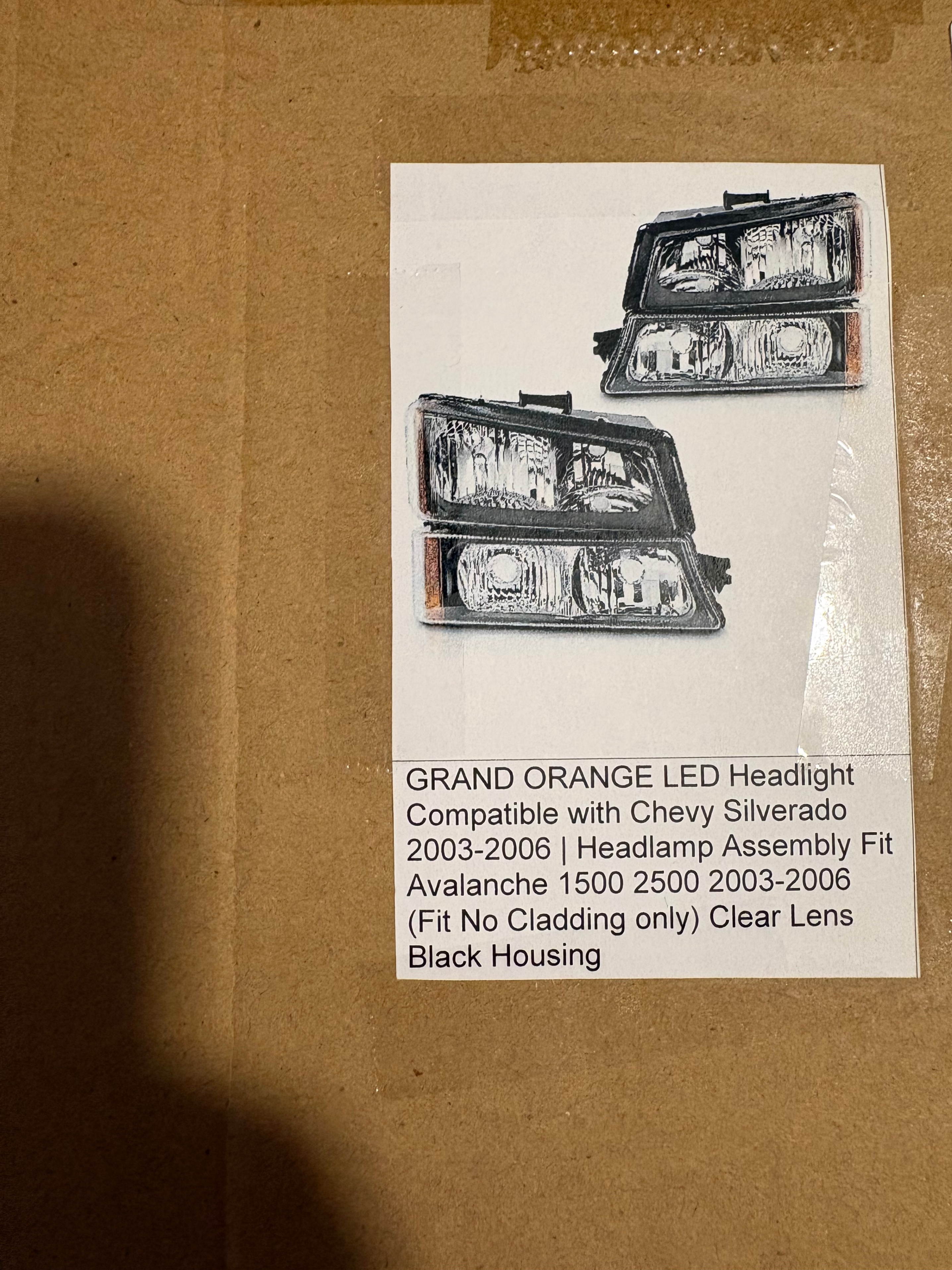 LED Headlight for Chevy Silverado 2003-06, Avalanche 1500/2500