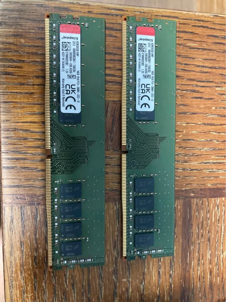 BRAND NEW 32GB (2x16GB) DDR4 RDIMM RAM 2666MHz Kingston - $160