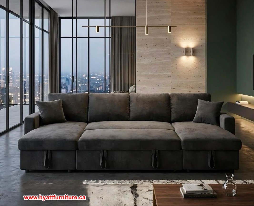 Brand new Large Chenille Sectional Sofa Bed only $998 - photo 3