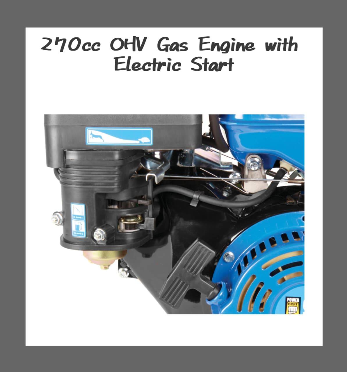 270cc Horizontal Engine with Electric Start - photo 4