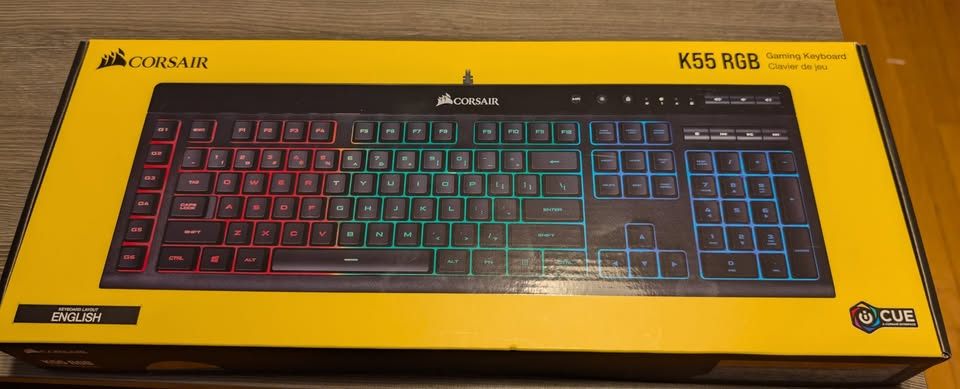 Corsair K55 RGB Gaming Keyboard (In Box)