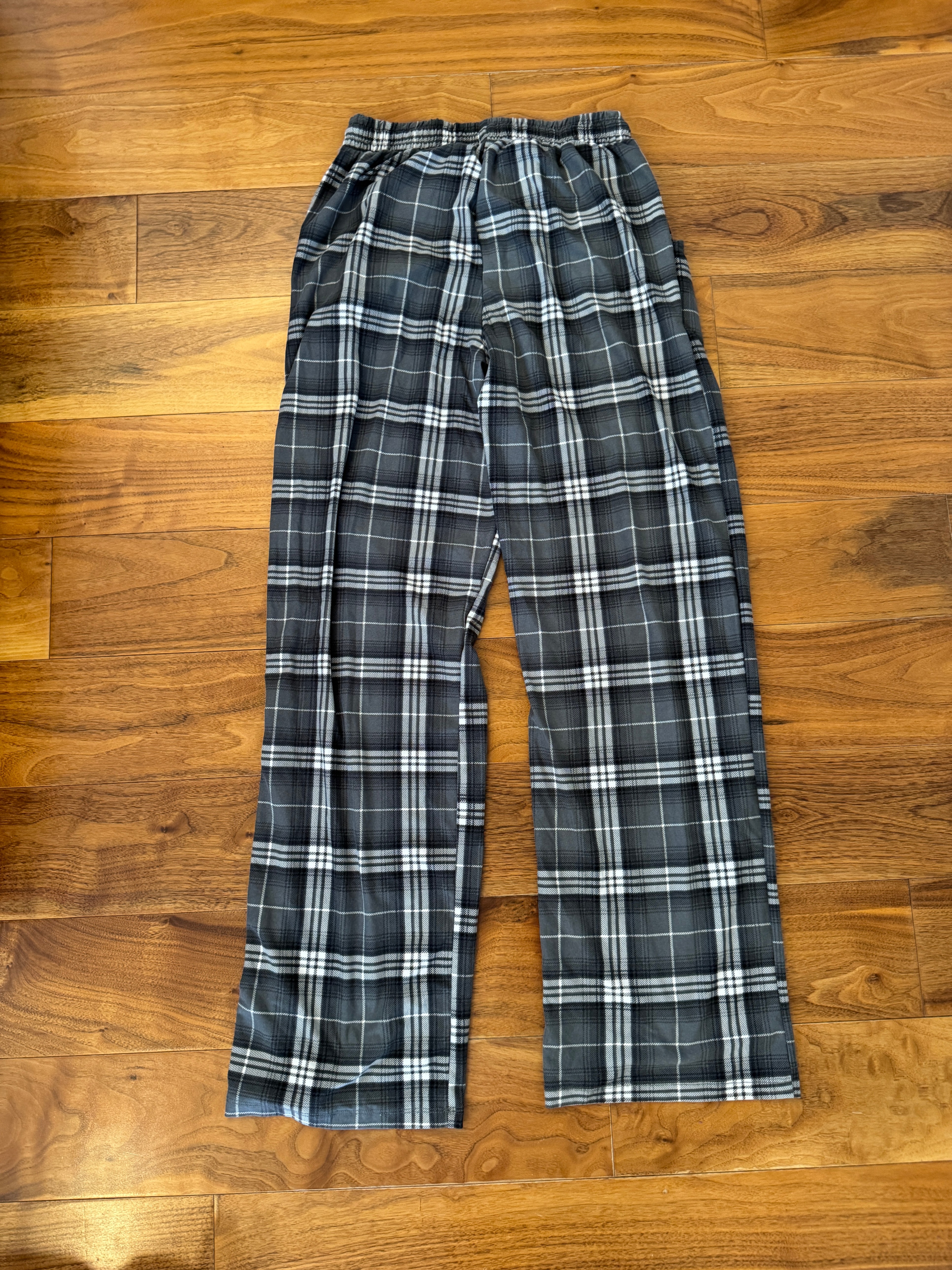 Grey Plaid Pyjama Pants - photo 2