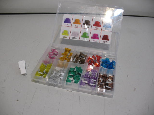 100 Pieces Mini Profile Car Fuses Set, BRAND NEW - photo 2