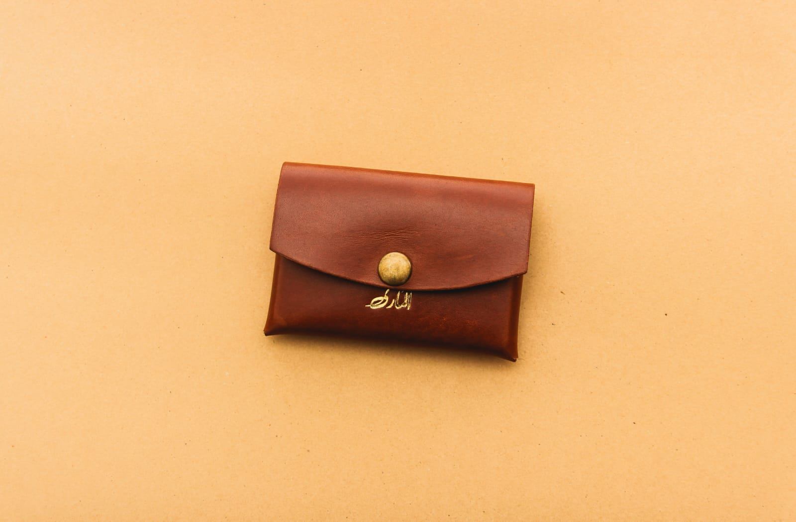 Handmade Leather Card Holder, Custom Colors, Mag Safe - photo 2