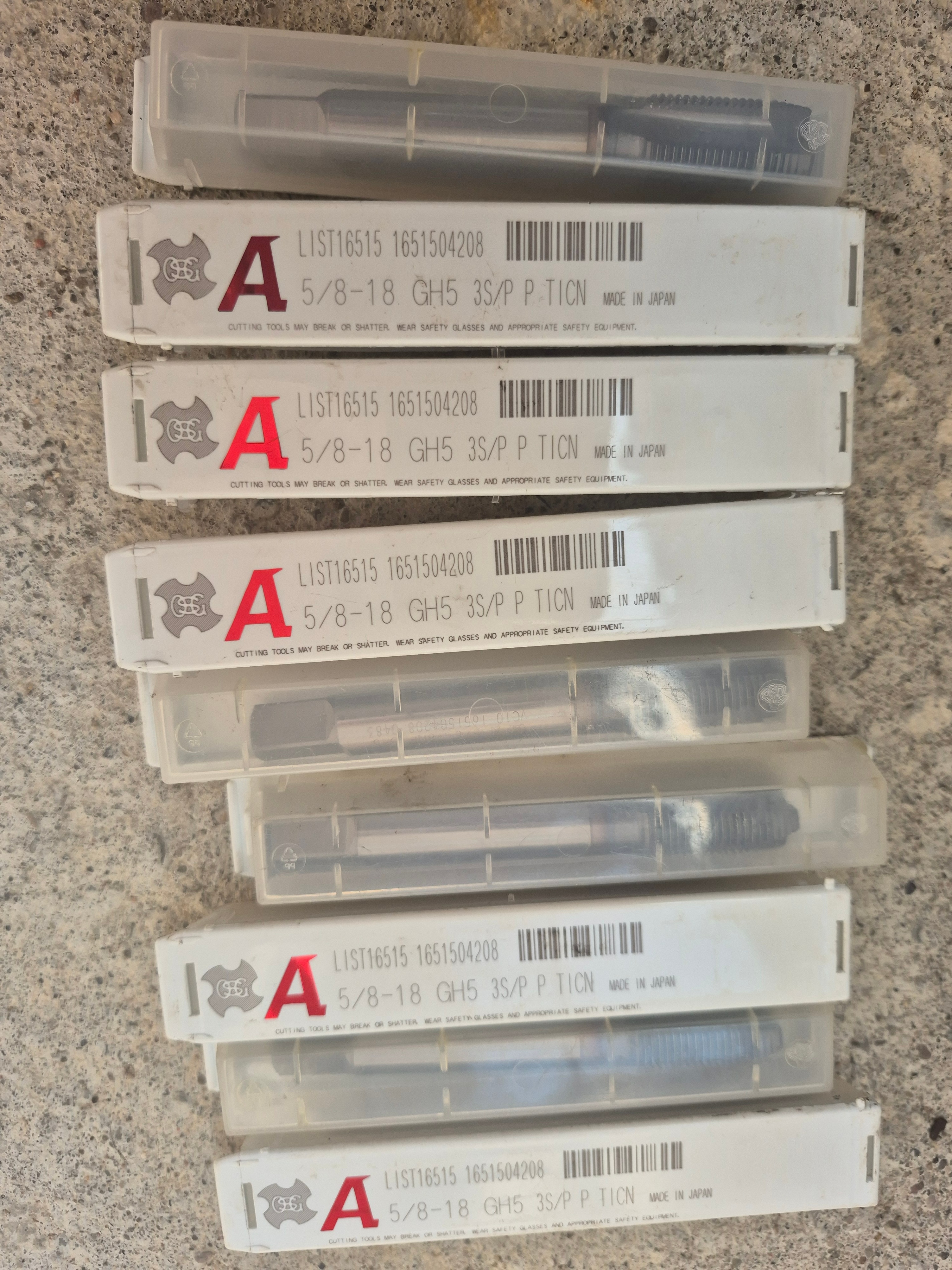OSG 5/8"-18 UNF Spiral Point Taps