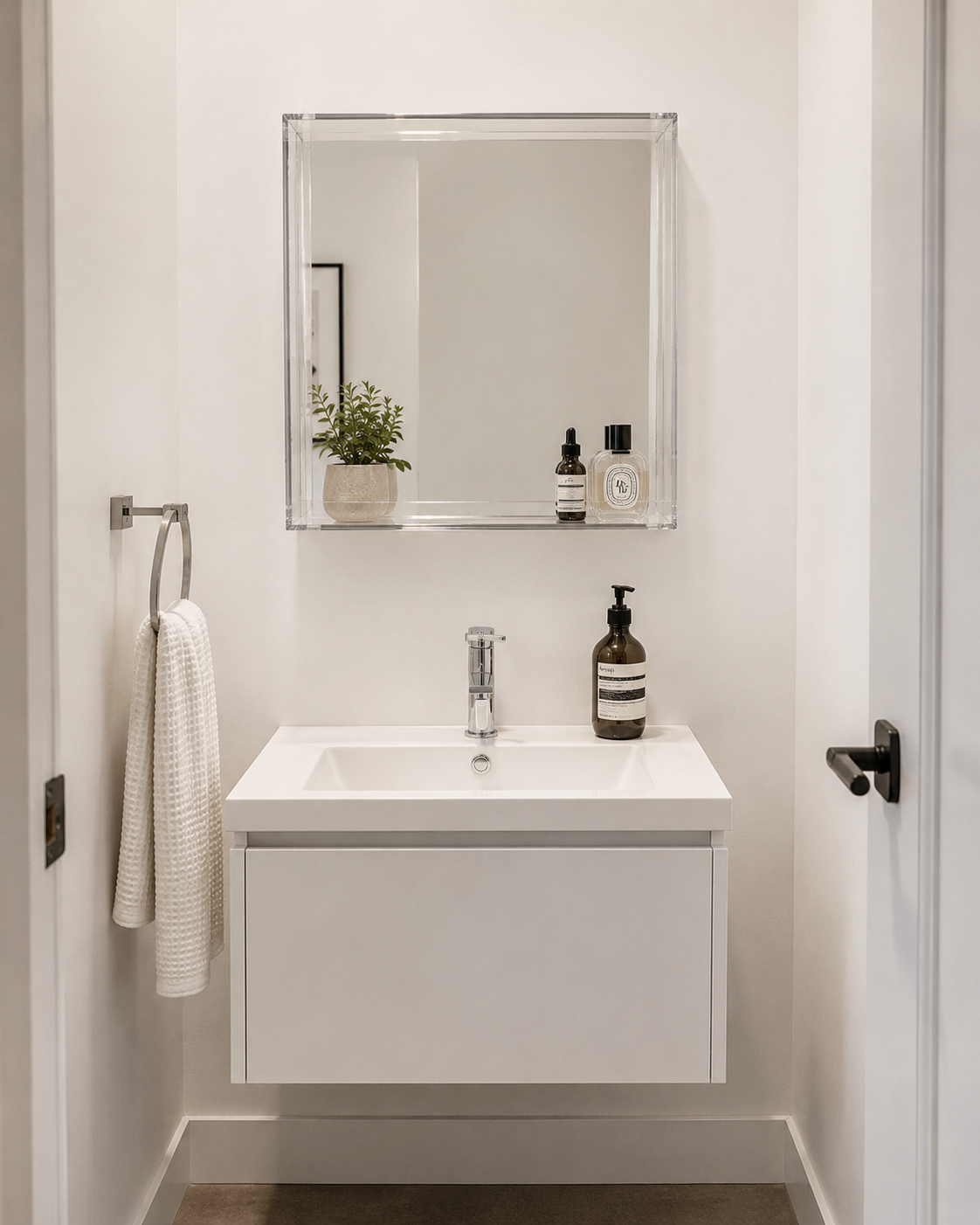 Brand New IKEA GRIMSTORP Mirror with Built-in Shelf - photo 2