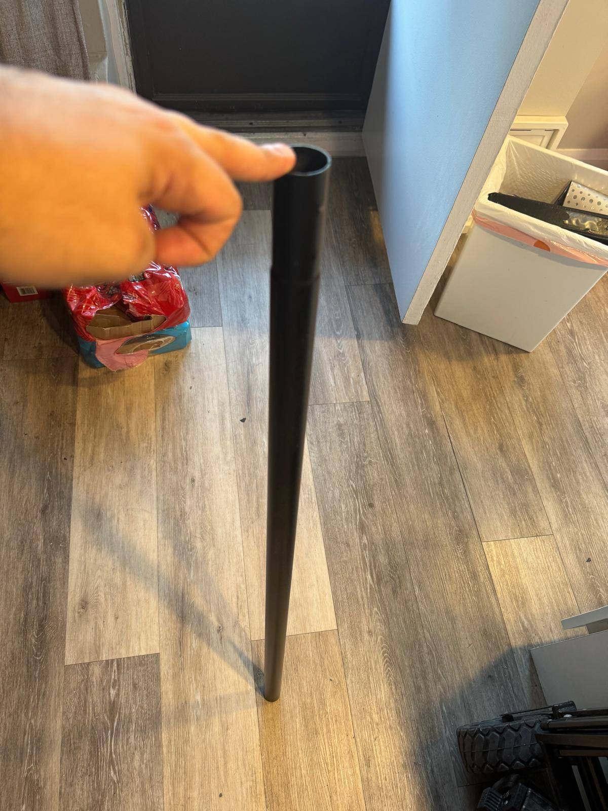 Large Room Divider Tension Rod + Curtain – No Drilling – $50 - photo 2