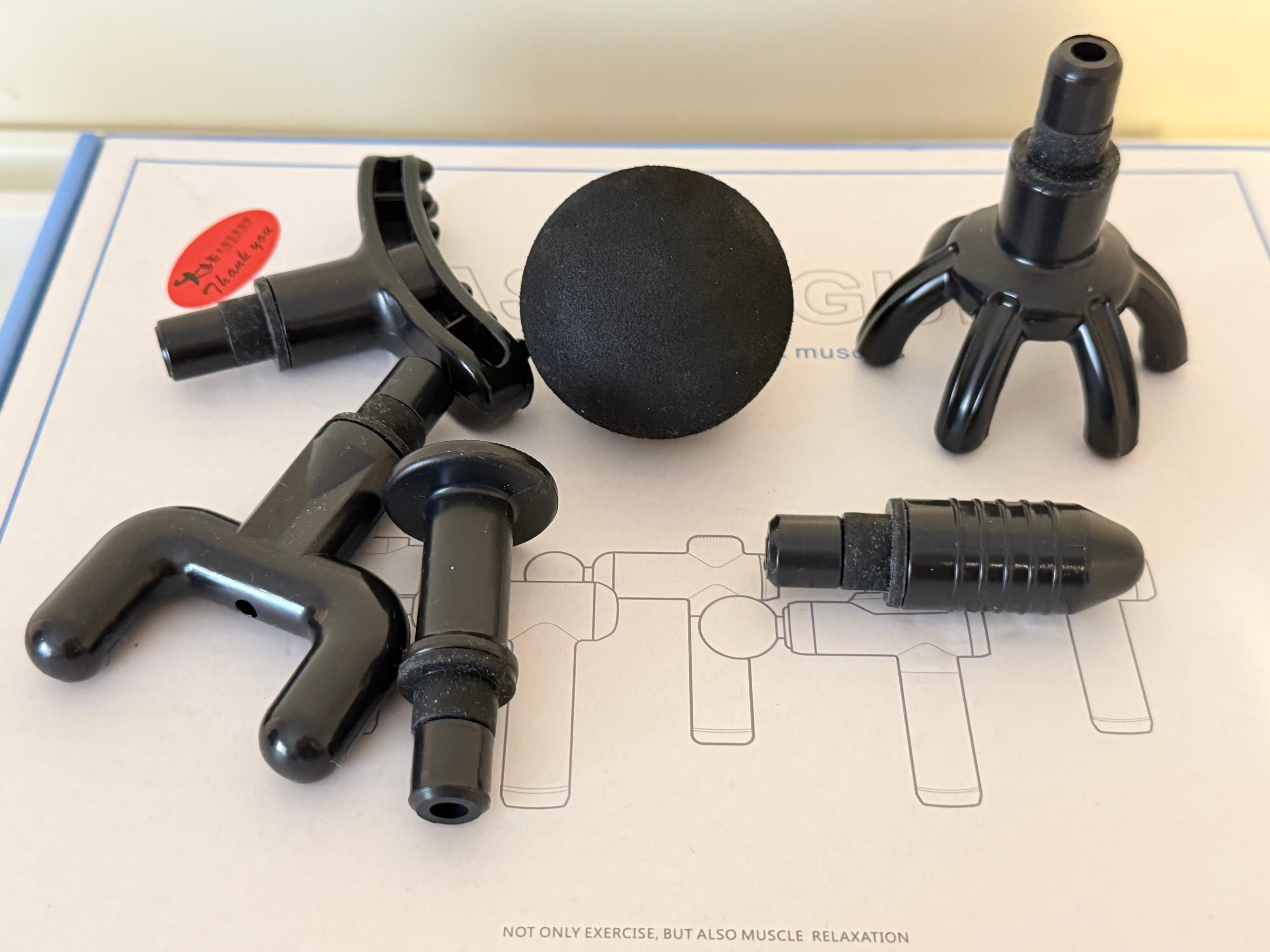 Fascia Gun / Massage Gun with Multiple Heads & Box - photo 3