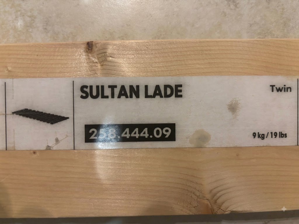 IKEA Sultan Lade Wood Bed Slats - Twin Size (38"x75") - photo 2