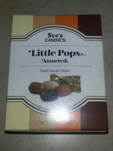 See's Candies "Little Pops" Assorted Hard Candy Treats BNIB N... - photo 2