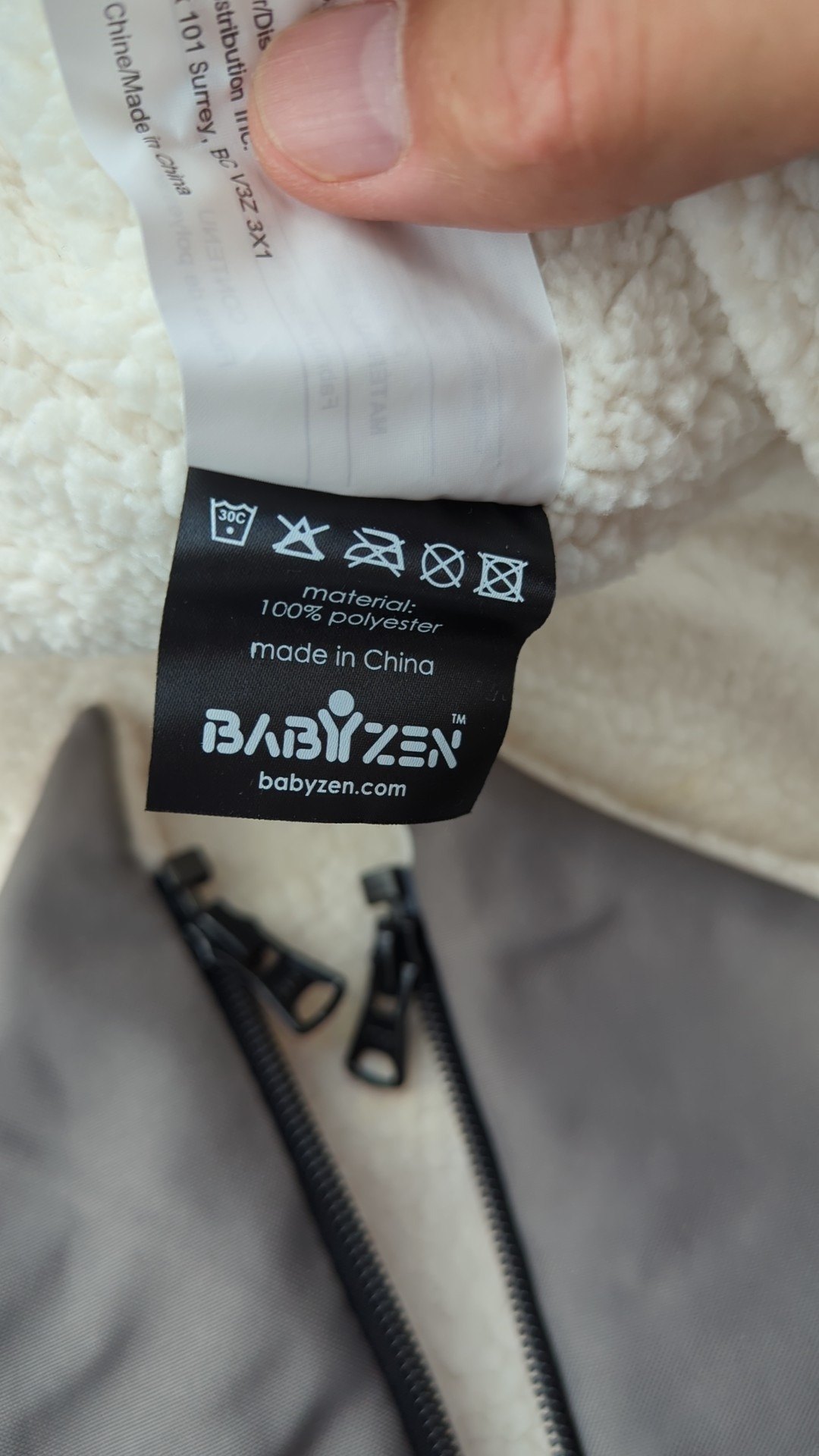 BABYZEN YOYO Grey Bassinet Cover - photo 2
