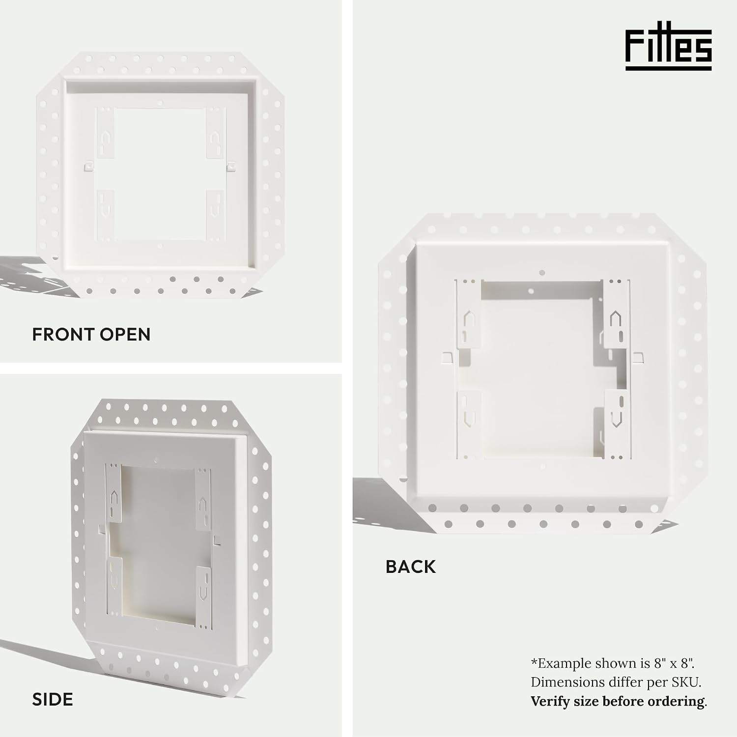 Fittes Flush Access Panel [Luxe] - 10"x13" - Satin White (Aria) - photo 4