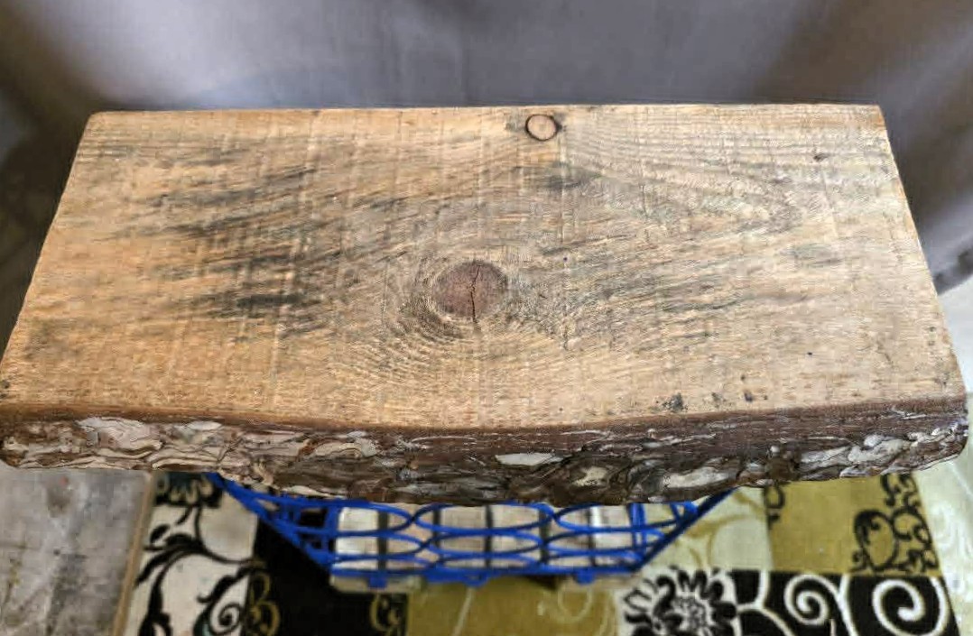 Rustic live edge wine rack / Rack à vin rustique a bord naturel - photo 5