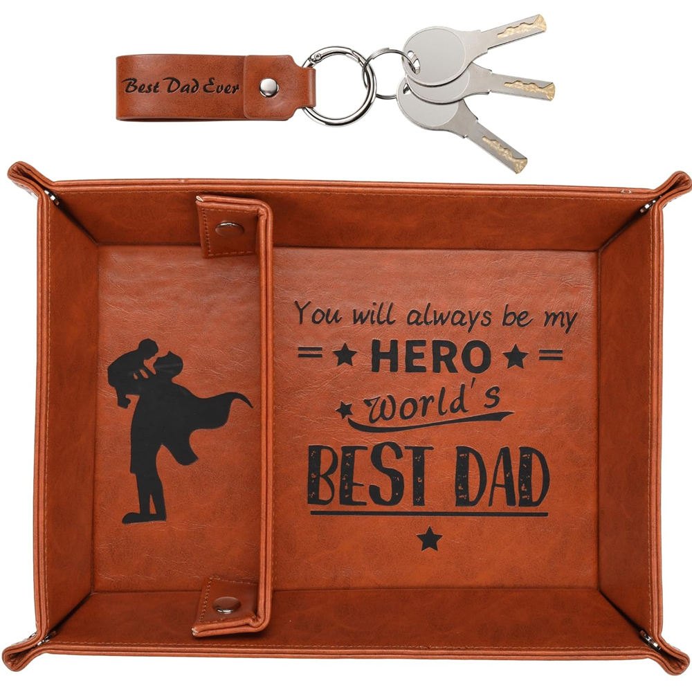 Father's Day Catch-All Tray with Keychain - photo 2