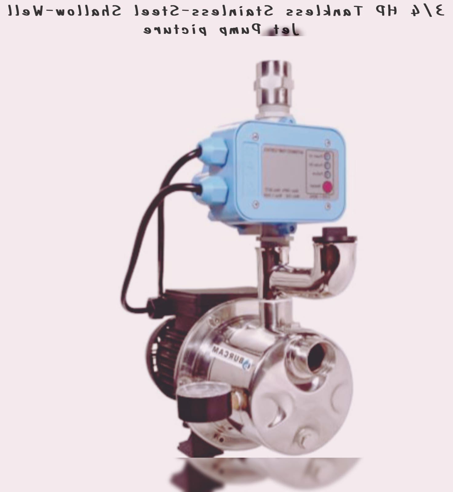 3/4 HP Tankless Stainless-Steel Shallow-Well Jet Pump