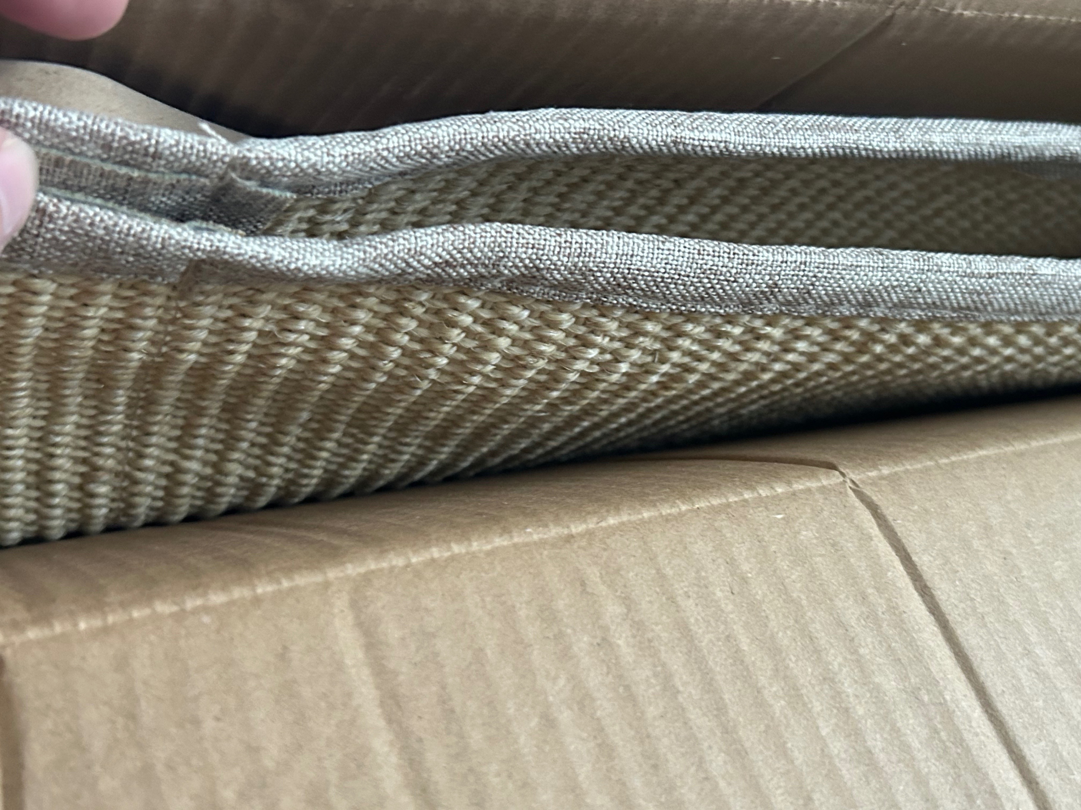 Cat Wood/Scratch Fabric Curved Lounge Bed - photo 4