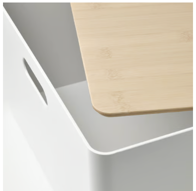 IKEA KUGGIS Storage Box with Bamboo Lid - photo 2