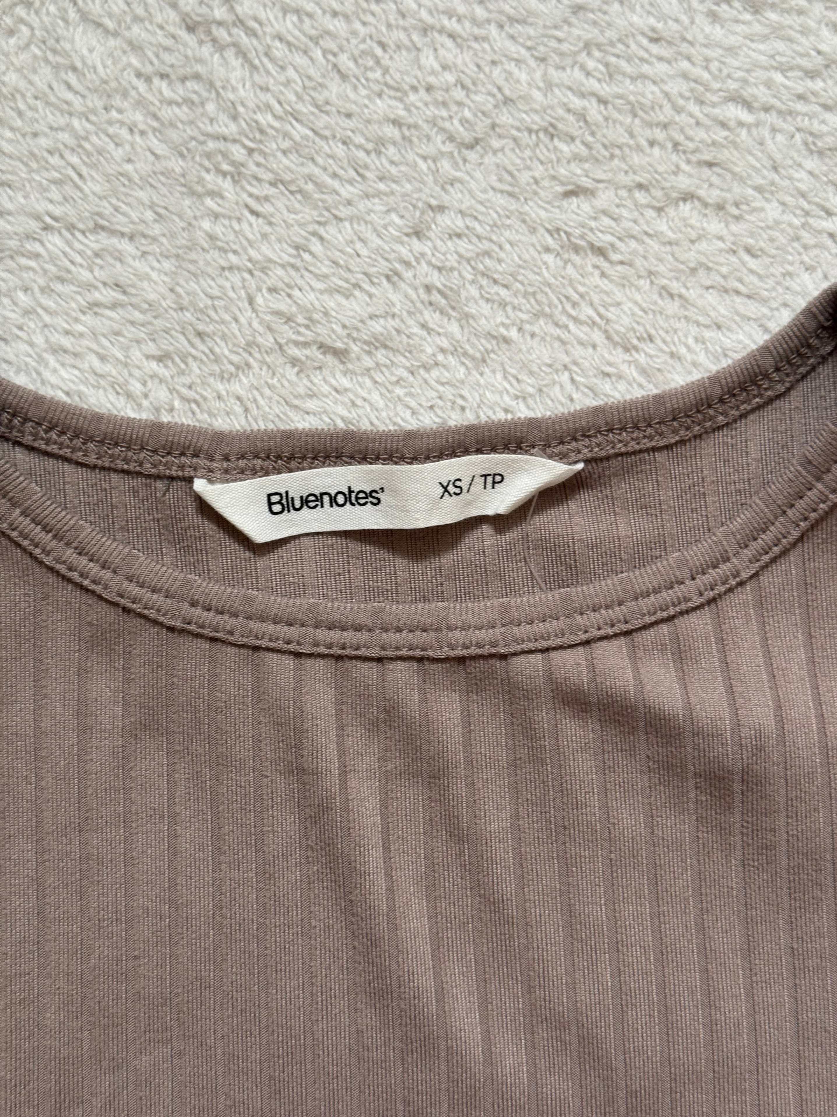 Bluenotes Ribbed Crop Tank Top - Brown - photo 3