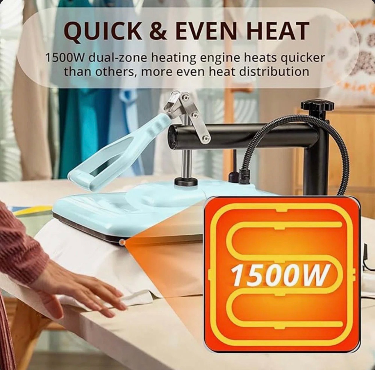 HTVRONT Manual Heat Press 15"x15" - photo 4