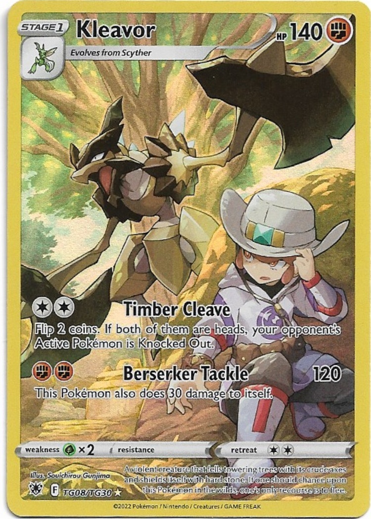 Pokemon Kleavor TG08/TG30 Astral Radiance Trainer Gallery NM