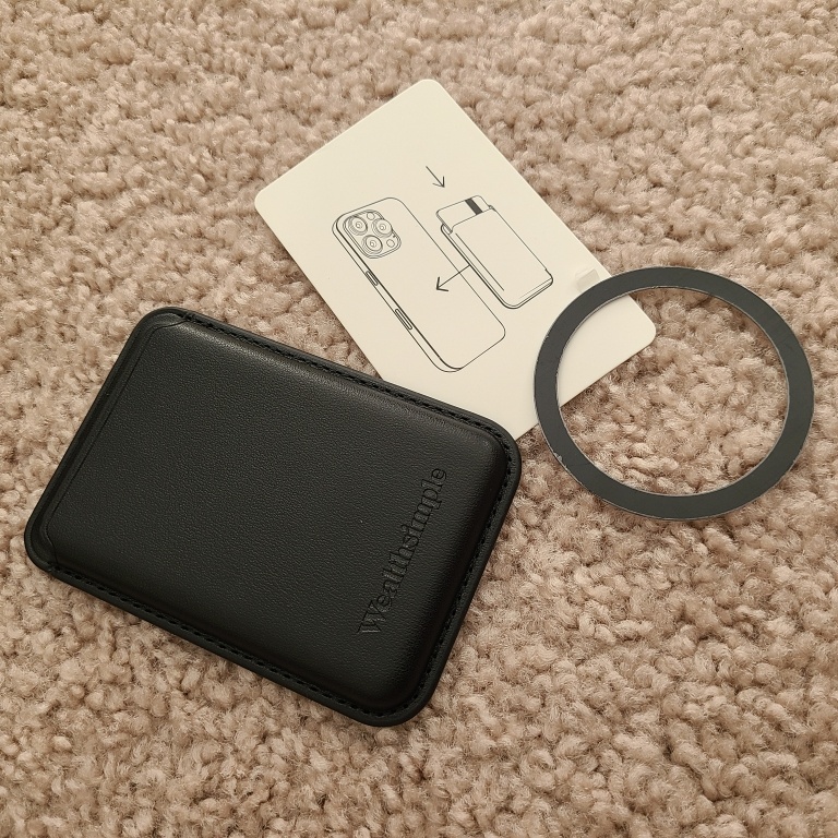 WealthSimple Keychain and Magnetic Card Holder (1 set, 3 pcs) - photo 4