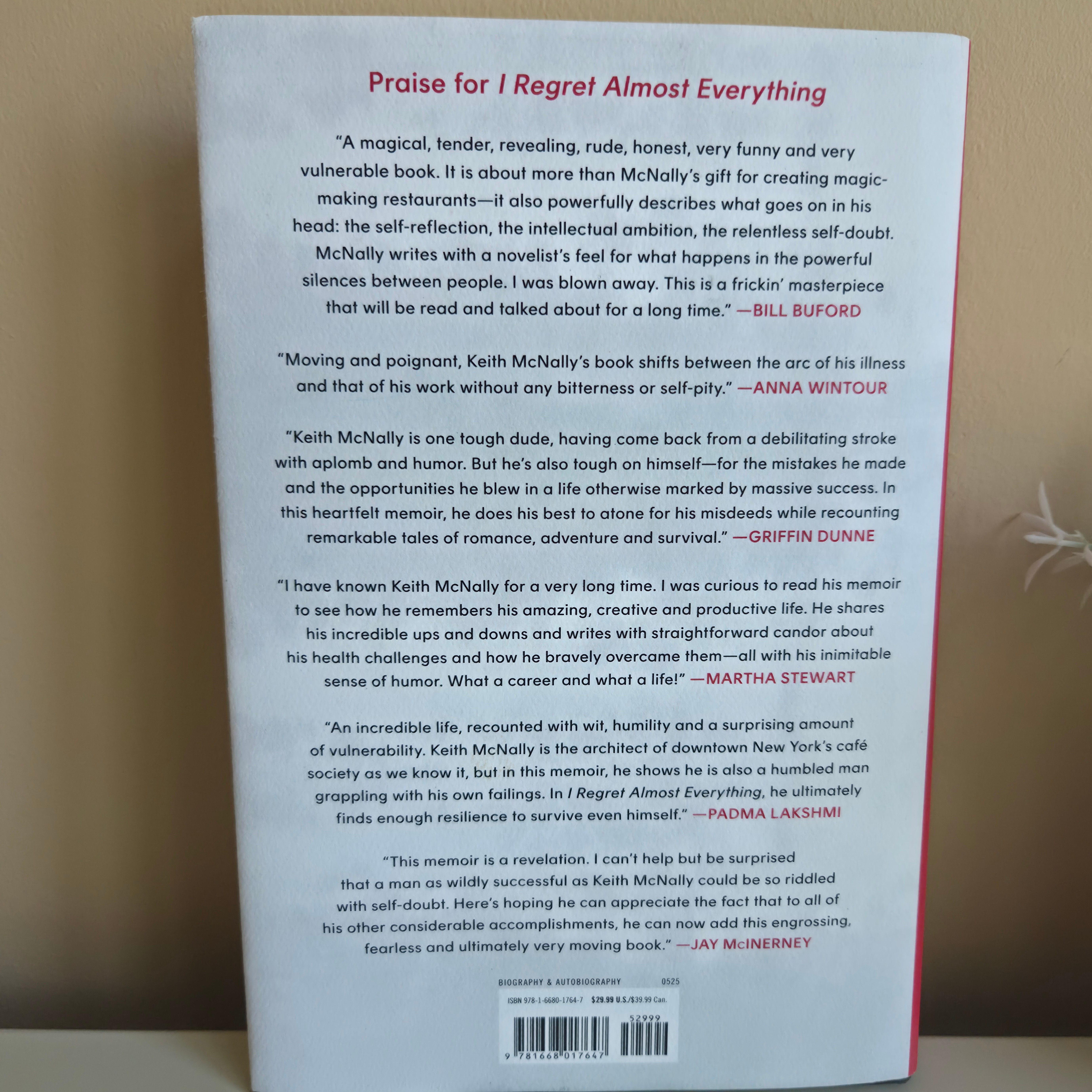 Keith McNally - I Regret Almost Everything Memoir - Pre-Loved!📖 - photo 5