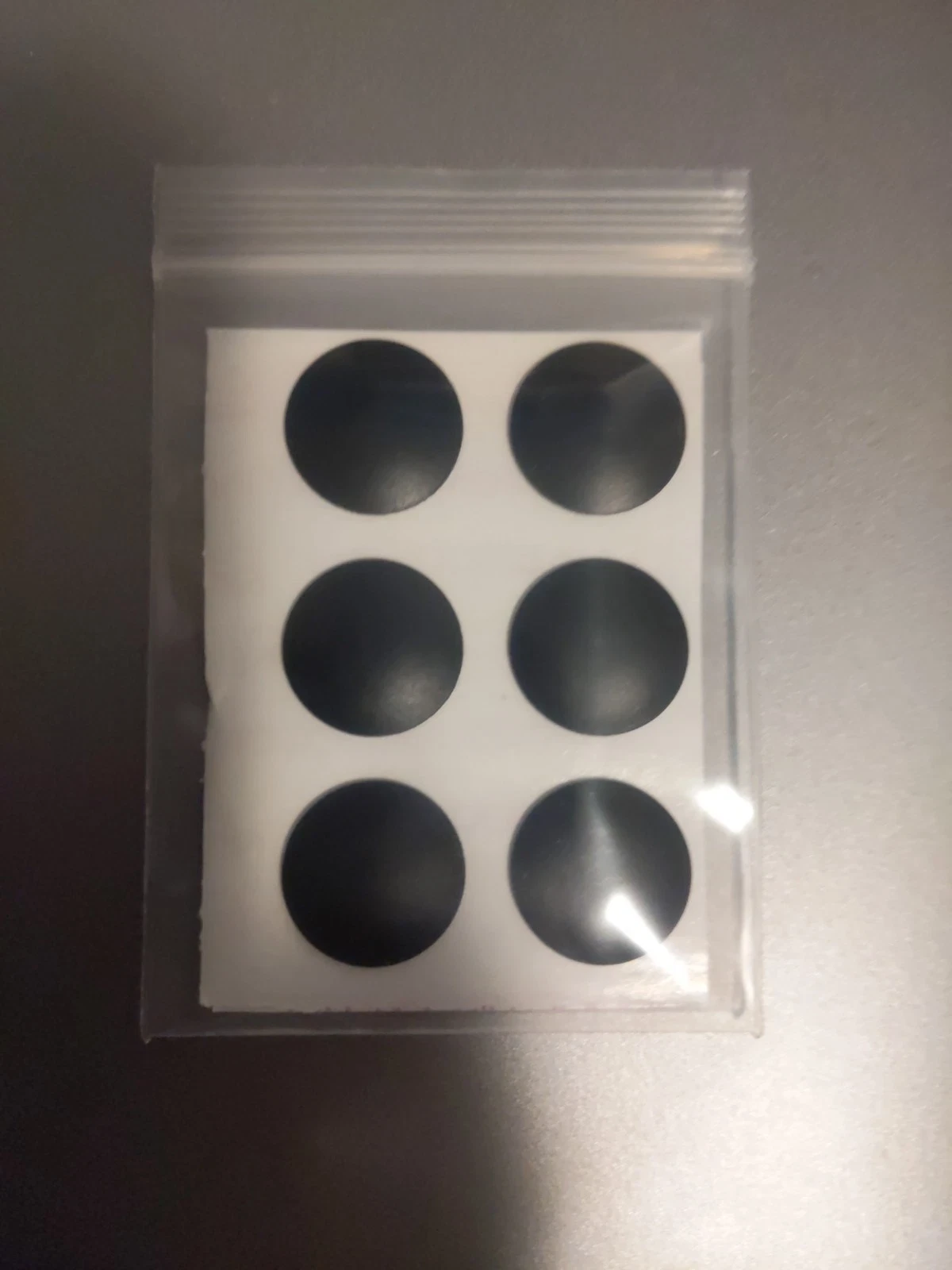Black Rubber Silicone Feet (0.575 Inch Diameter)