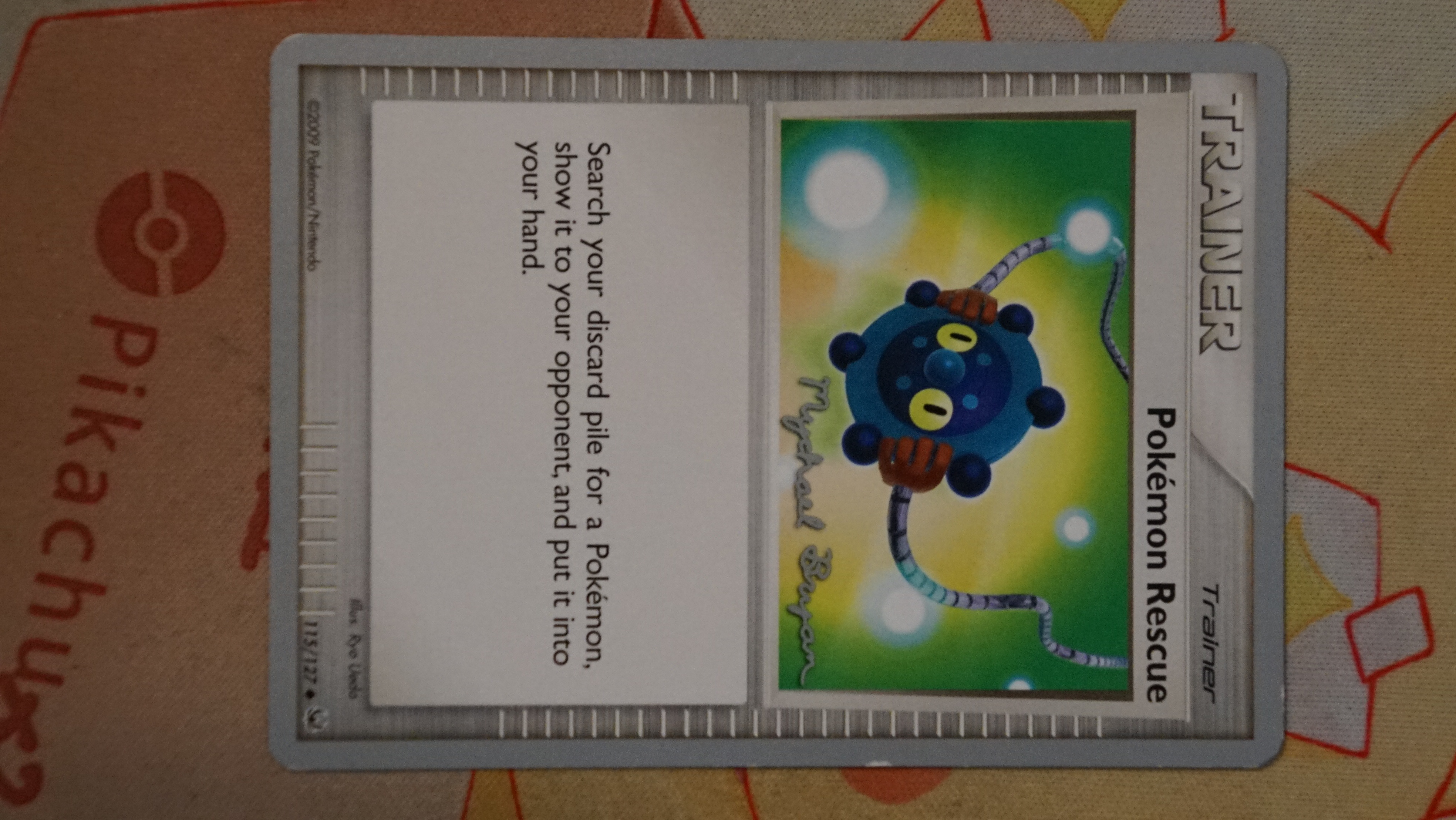 Pokemon Pokemon Rescue 115/127 World Championships 2010 Deck LP - photo 3