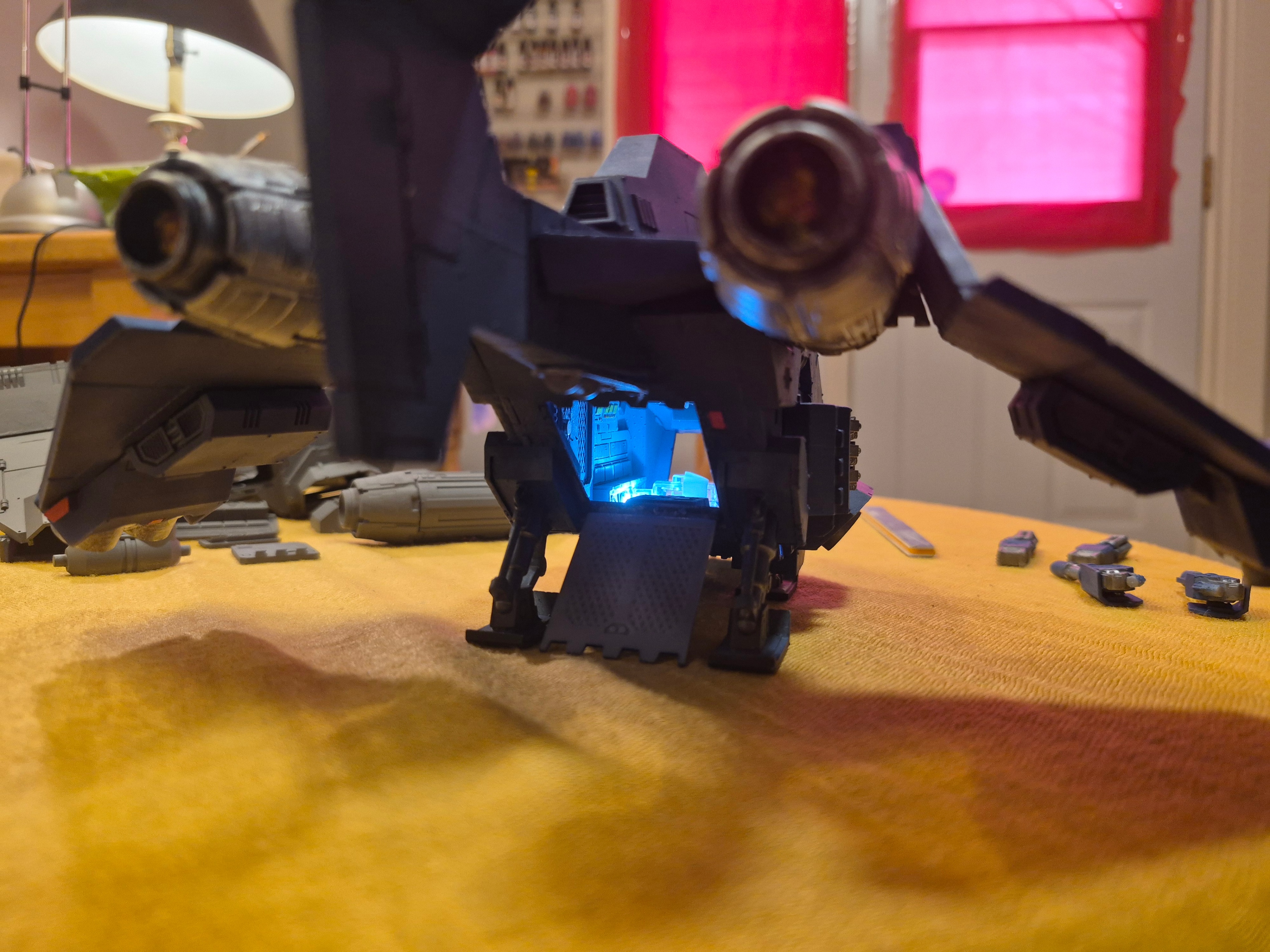 WH 40K compatible Jet. "Storm-x"-style proxy. Primed - photo 5