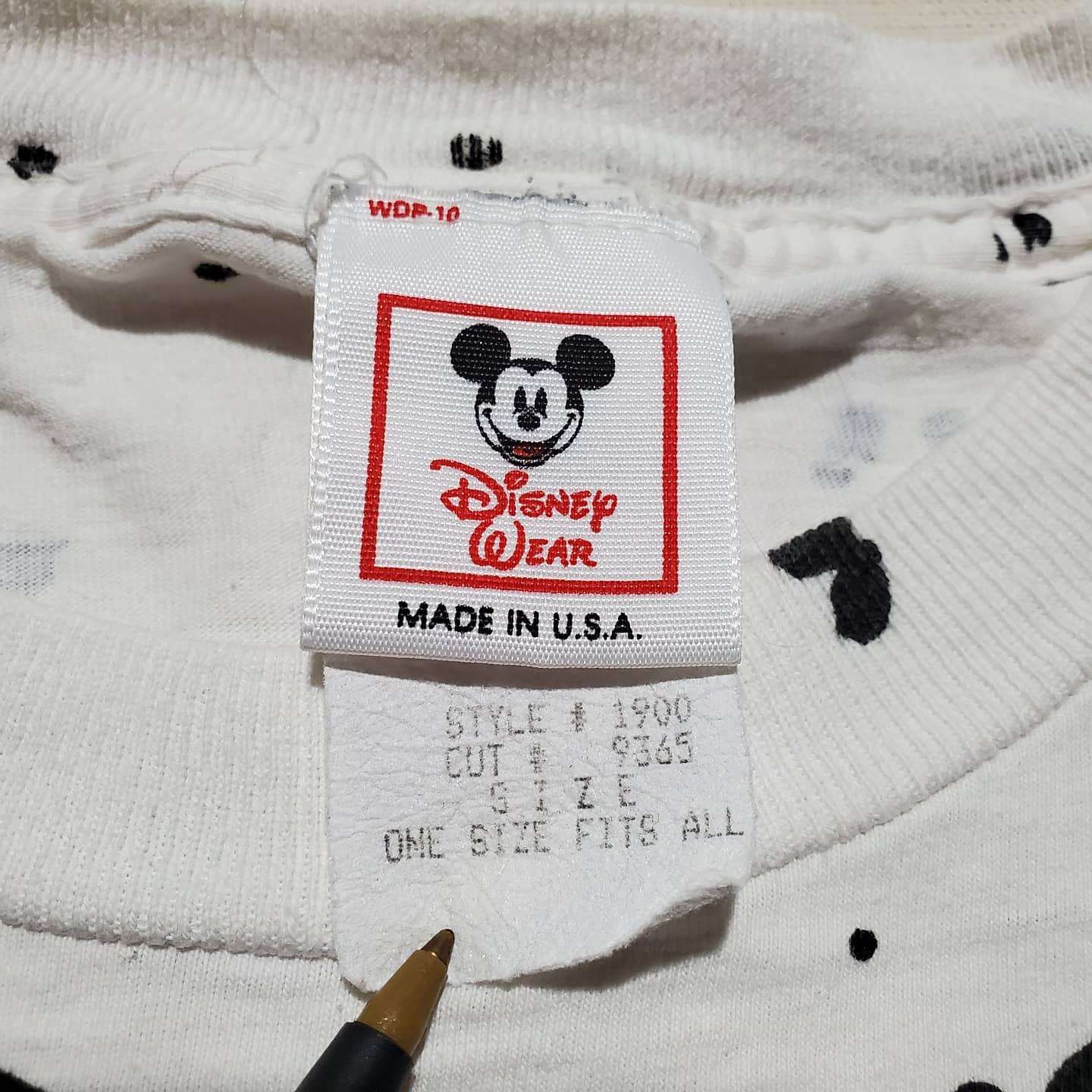 Vintage Mickey Mouse All Over Print T-Shirt - photo 3