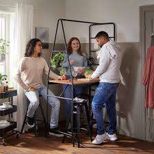 Ikea HAVERUD Table with 4 STIG stools - photo 4