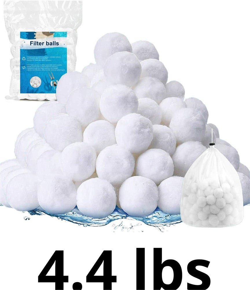 4 lbs Pool Filter Balls for Sand Filter – Reusable